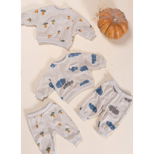 printed jersey sweater - mushrooms PLAY UP printed jersey sweater - mushrooms