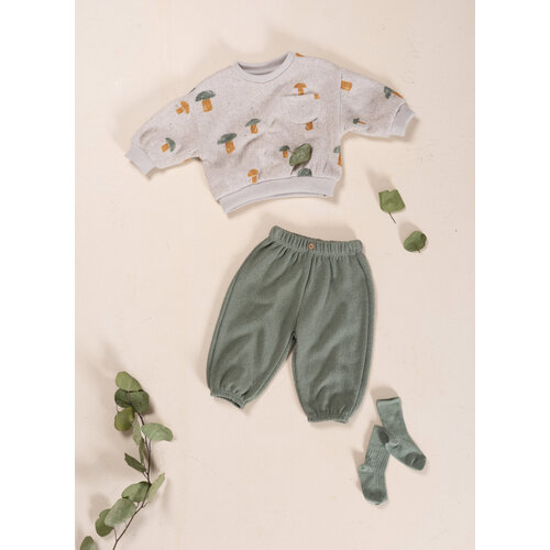 printed jersey sweater - mushrooms PLAY UP printed jersey sweater - mushrooms