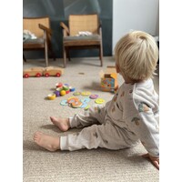 PLAY UP soft printed joggers mushrooms