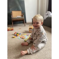 PLAY UP soft printed joggers mushrooms