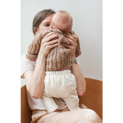 PEQUENO TOCON knitted sweater - camel