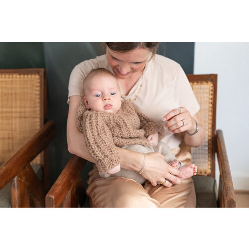 PEQUENO TOCON knitted sweater - camel