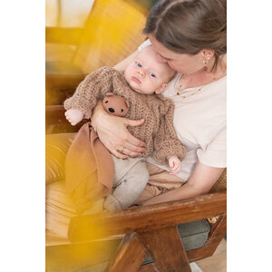 knitted sweater - camel