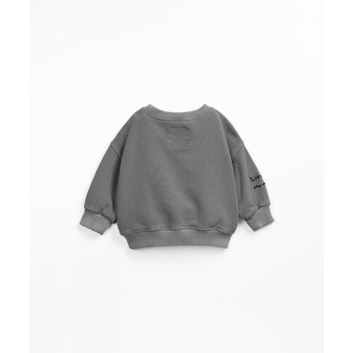 PLAY UP fleece sweater - shadow