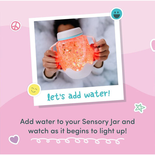 GLOPALS sensory play jar - yellow