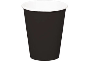 ZWARTE BEKERS 350 ML - 8 STUKS