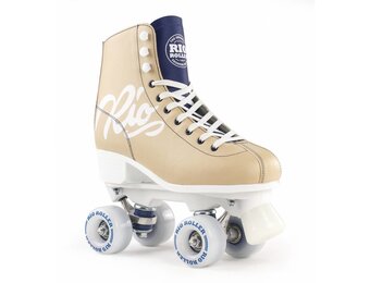 FIGURE SCRIPT TAN/BLEU ROLSCHAATSEN