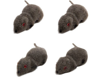 GRIJZE MUIS KLEIN - 4X