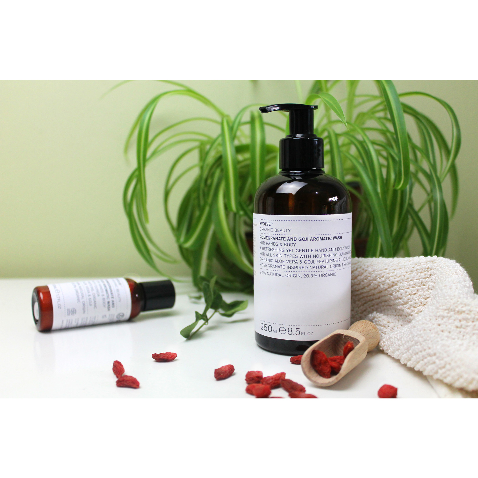 Evolve Organic Beauty Pomegranate and Goji Aromatic Wash