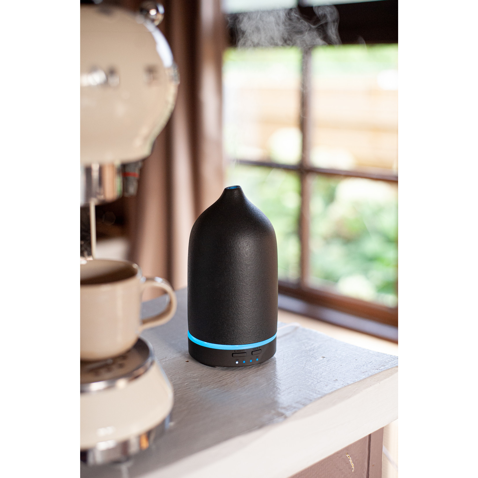 Soul Stories Aroma Diffuser in keramiek - Zwart