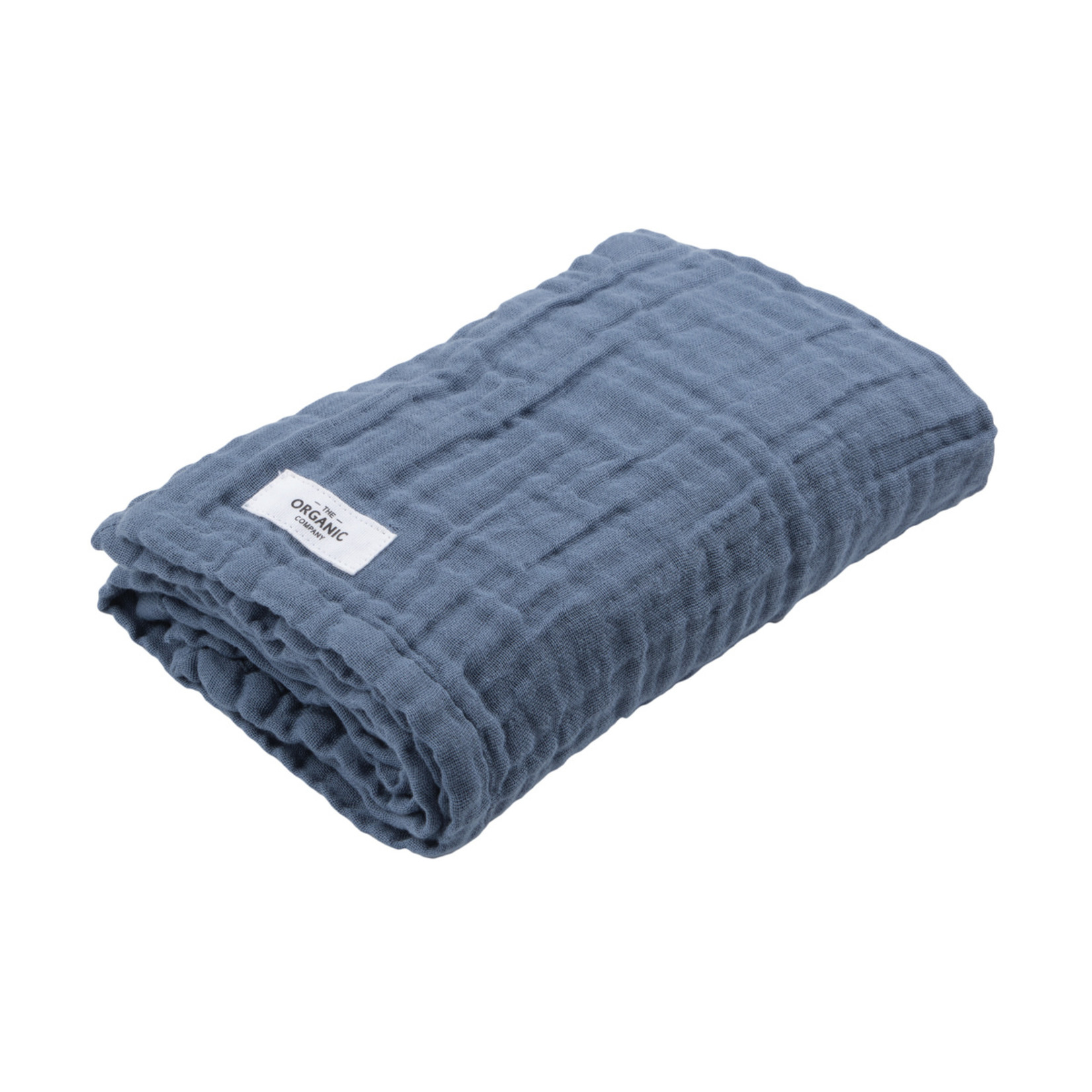 The Organic Company Fine Hand Towel - Grey Blue