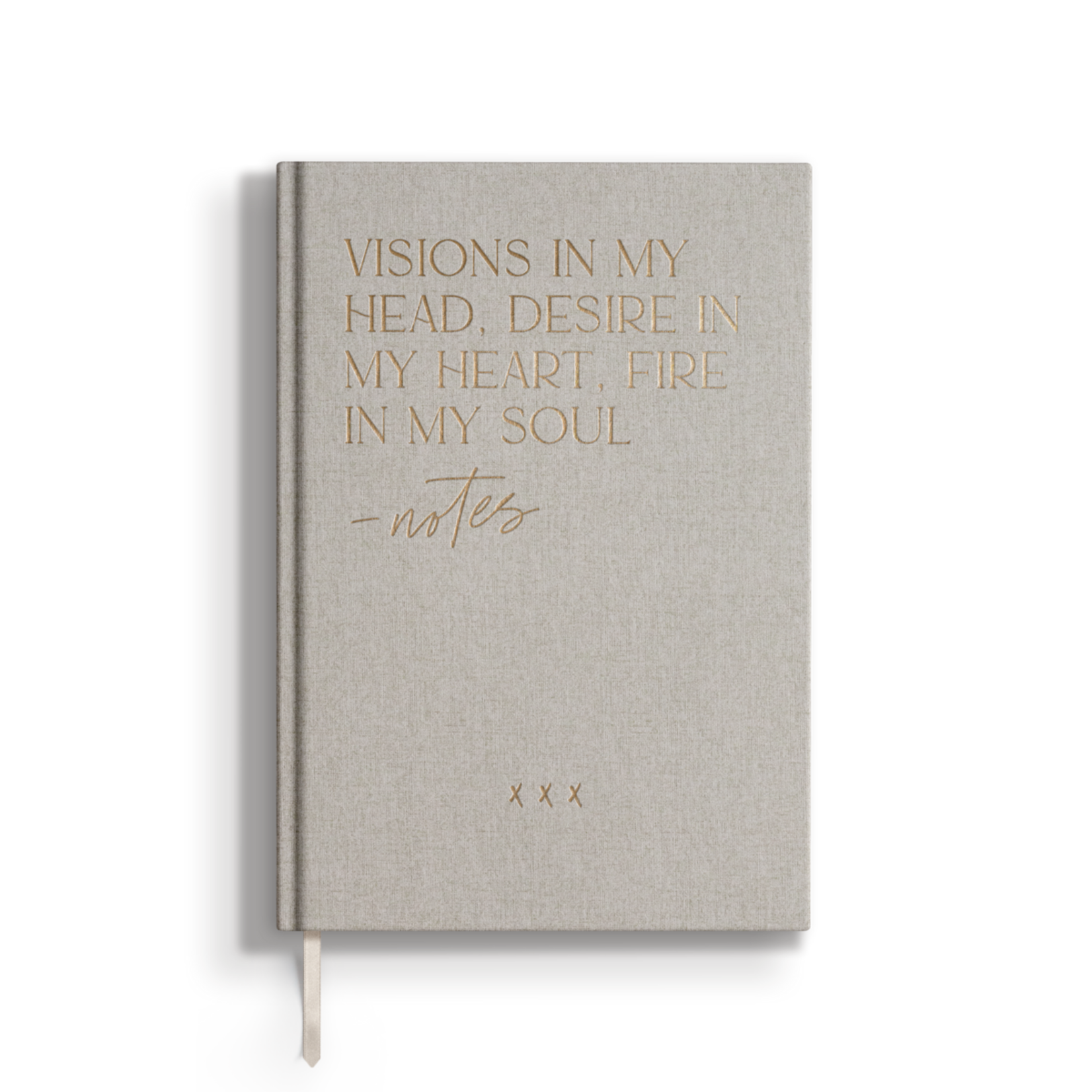 The Soul Store Selection Notebook 'Visions' - sand