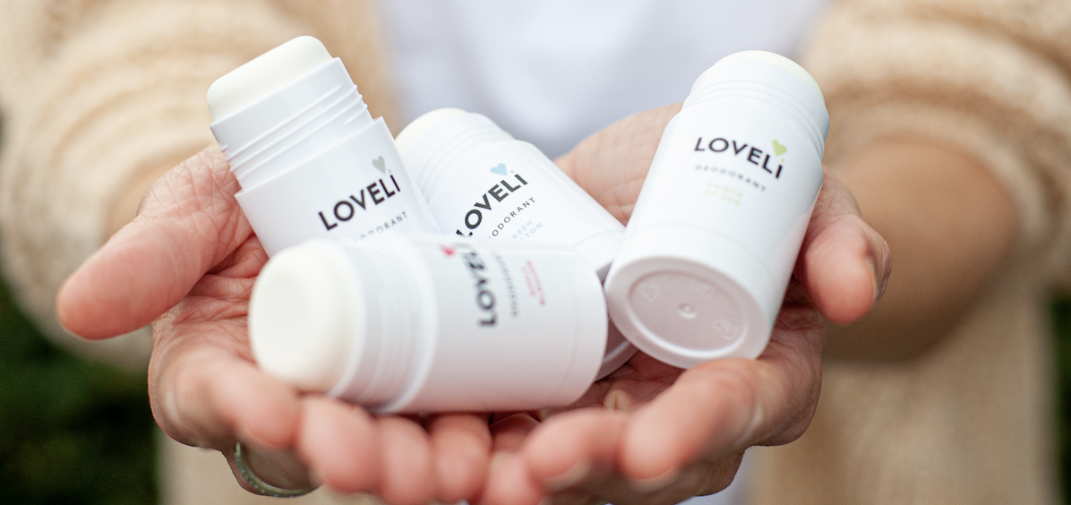 Natuurlijke deodorant zonder aluminium Loveli Care via The Soul Store