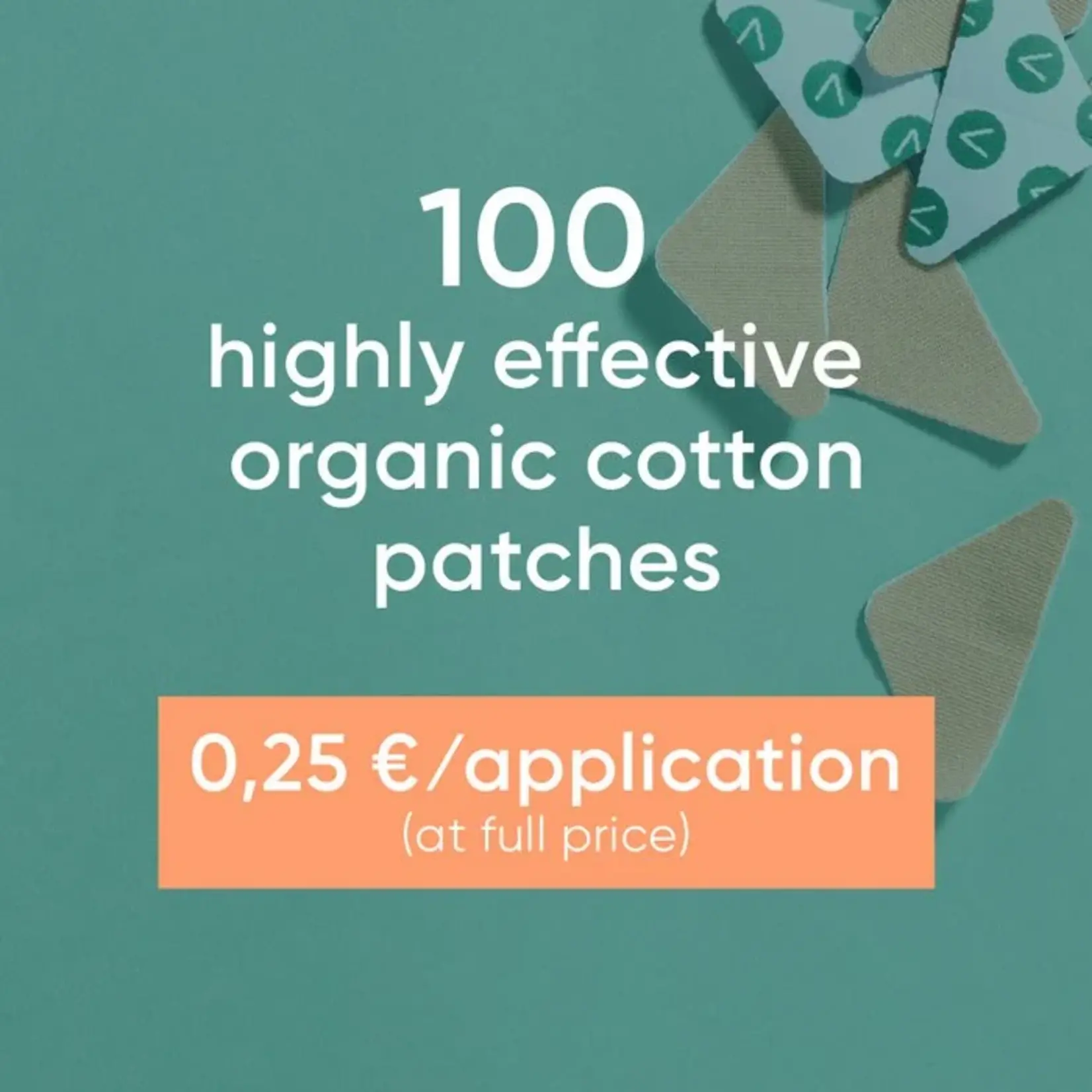 Apricot Frown Patches - down the frown