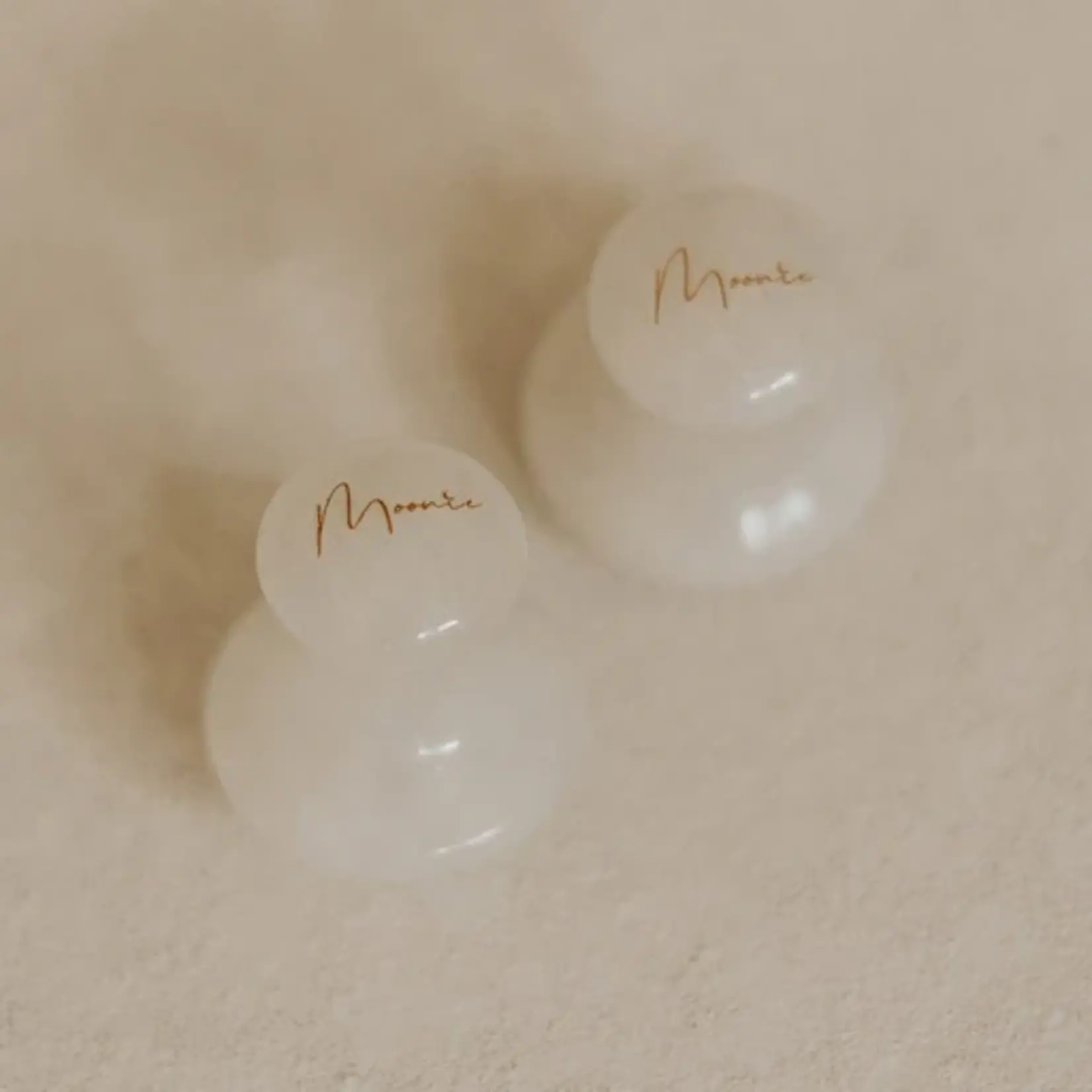 Moonie Gua Sha Mushroom Tools - Witte Jade