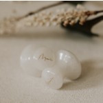 Moonie Gua Sha Mushroom Tools - Witte Jade