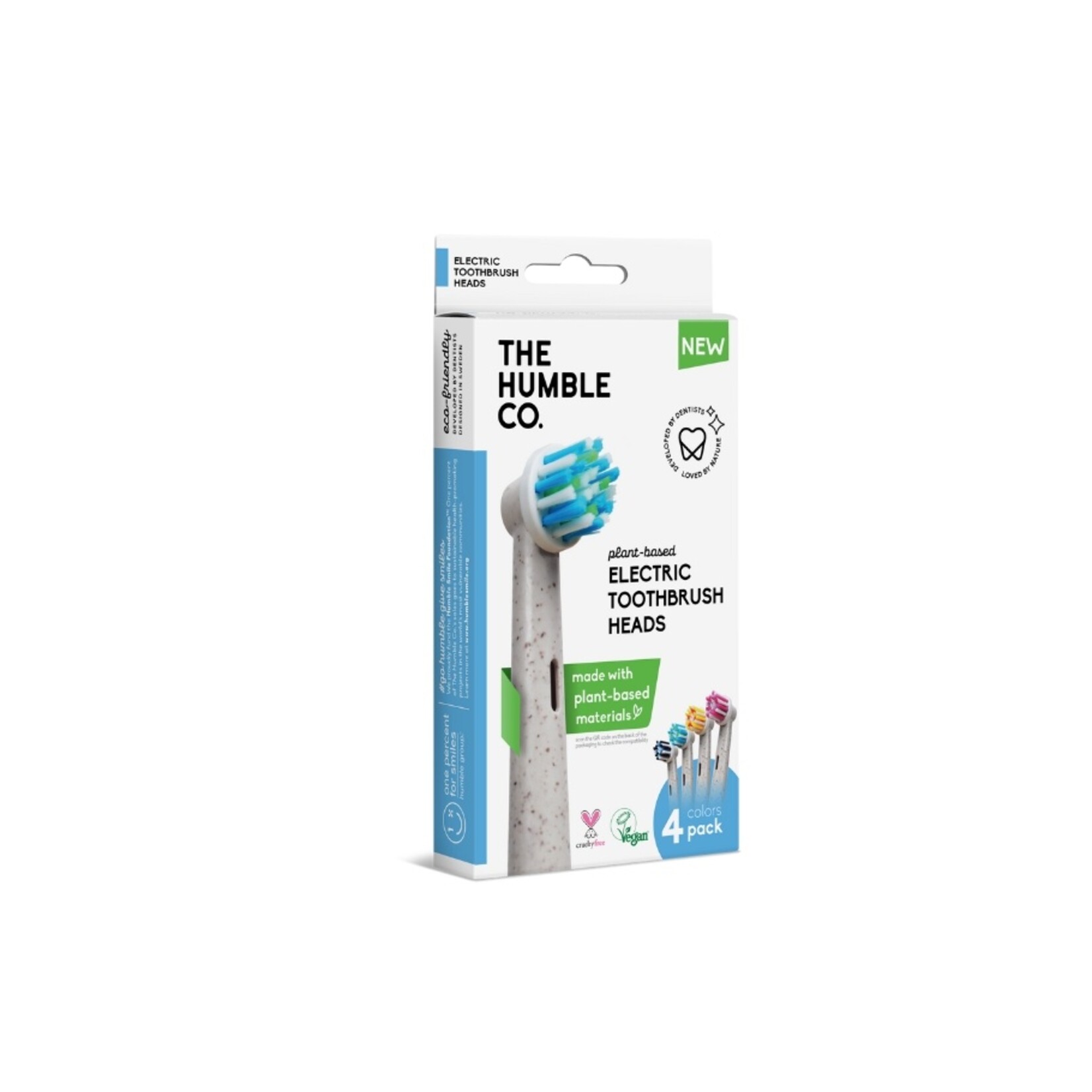 Humble Brush Humble Brush Oral-B Opzetborstels - Plant-Based - 4 stuks