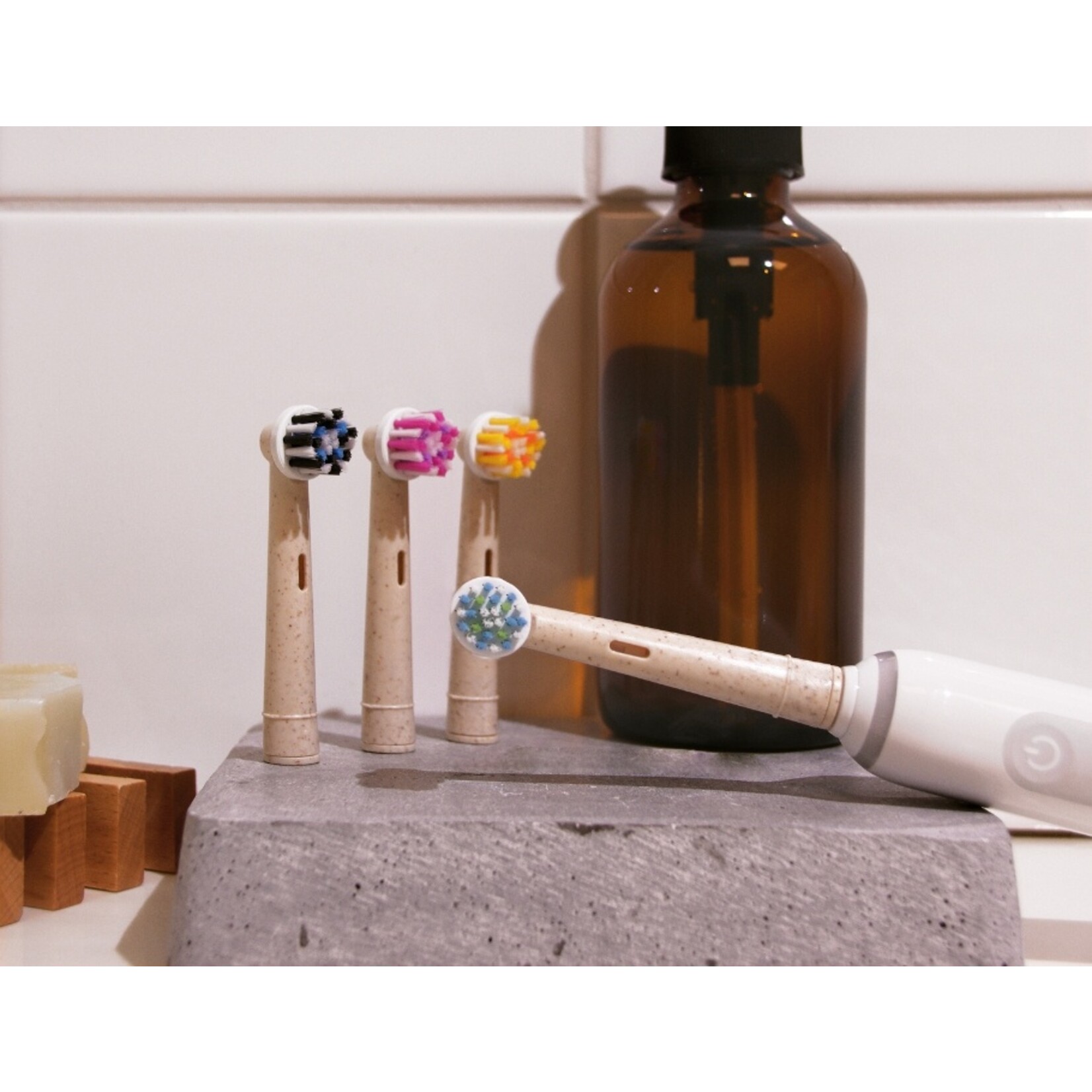 Humble Brush Humble Brush Oral-B Opzetborstels - Plant-Based - 4 stuks