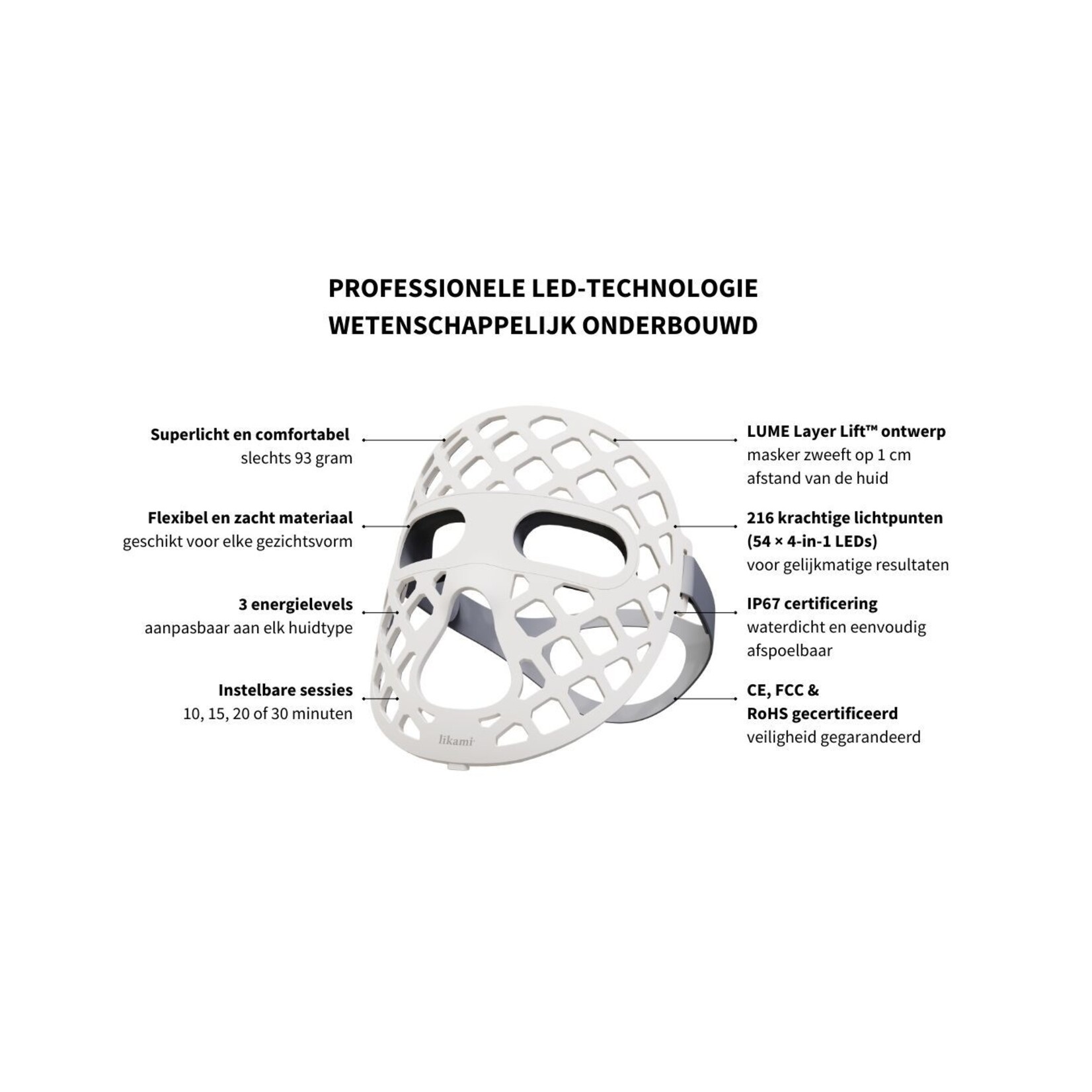 Lìkami LUME+ LED Therapy Mask