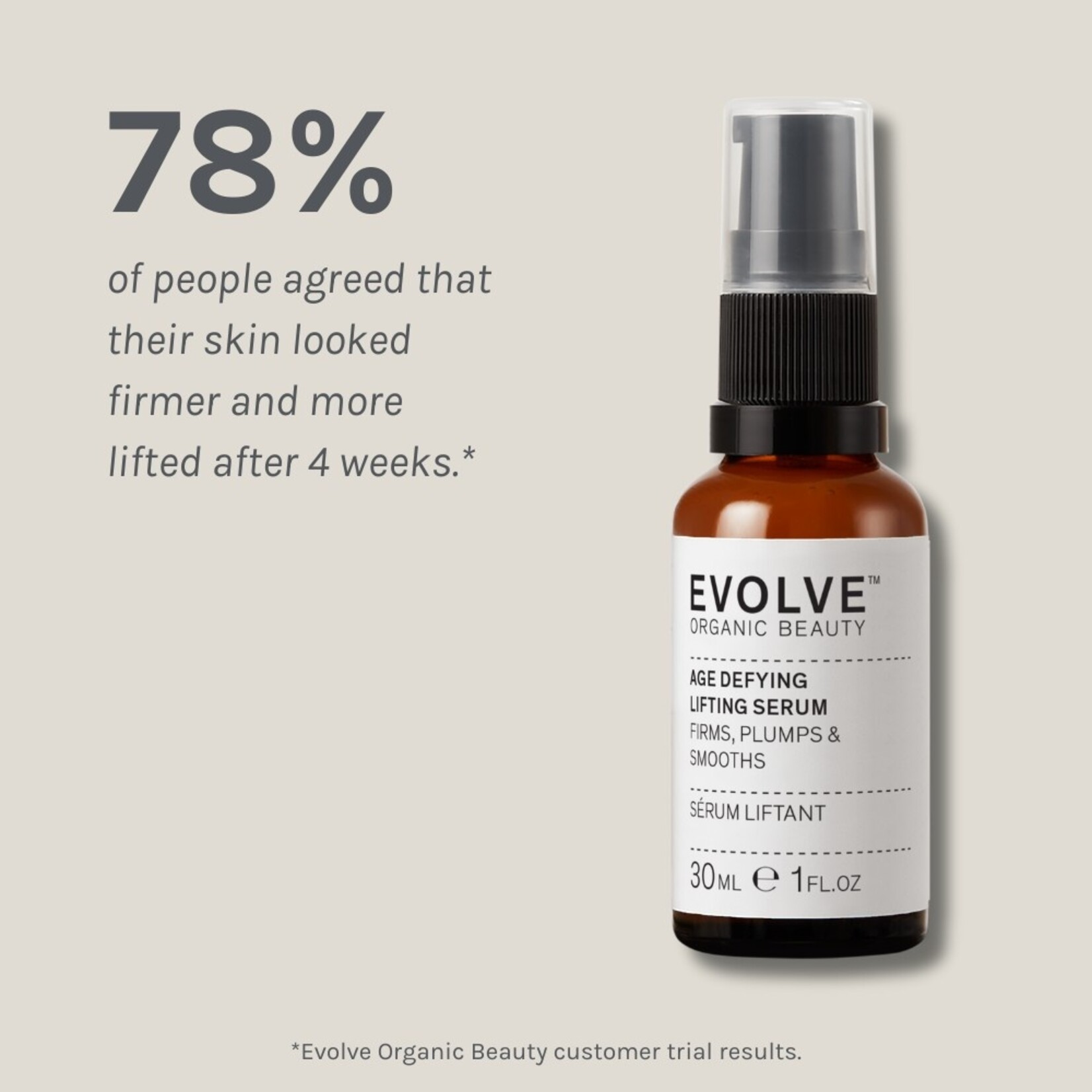 Evolve Organic Beauty Age Defying Lifting Serum