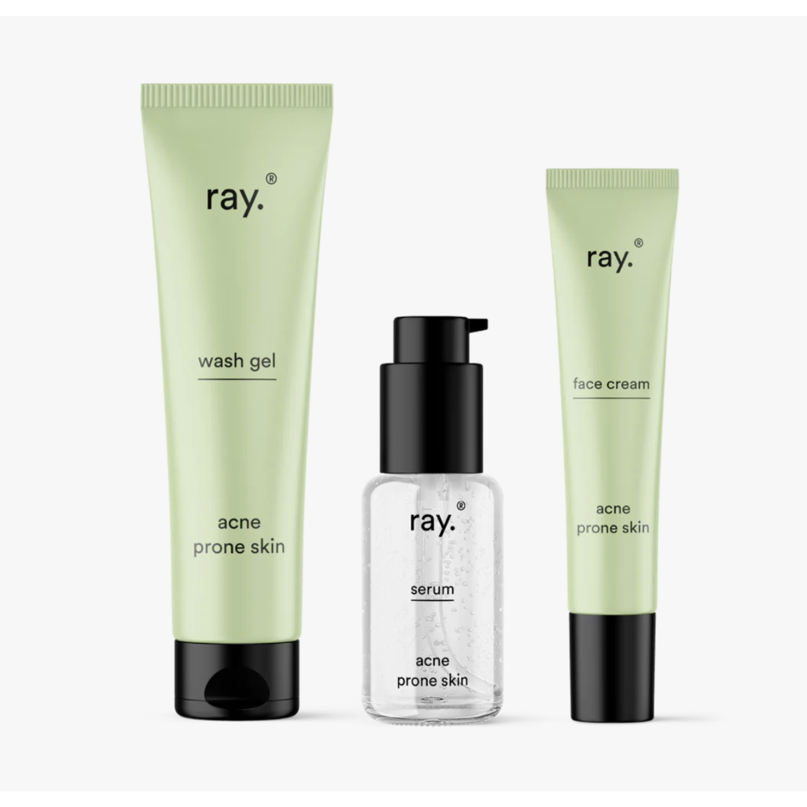 Ray. All-in Anti-Acne Prone Skin Routine