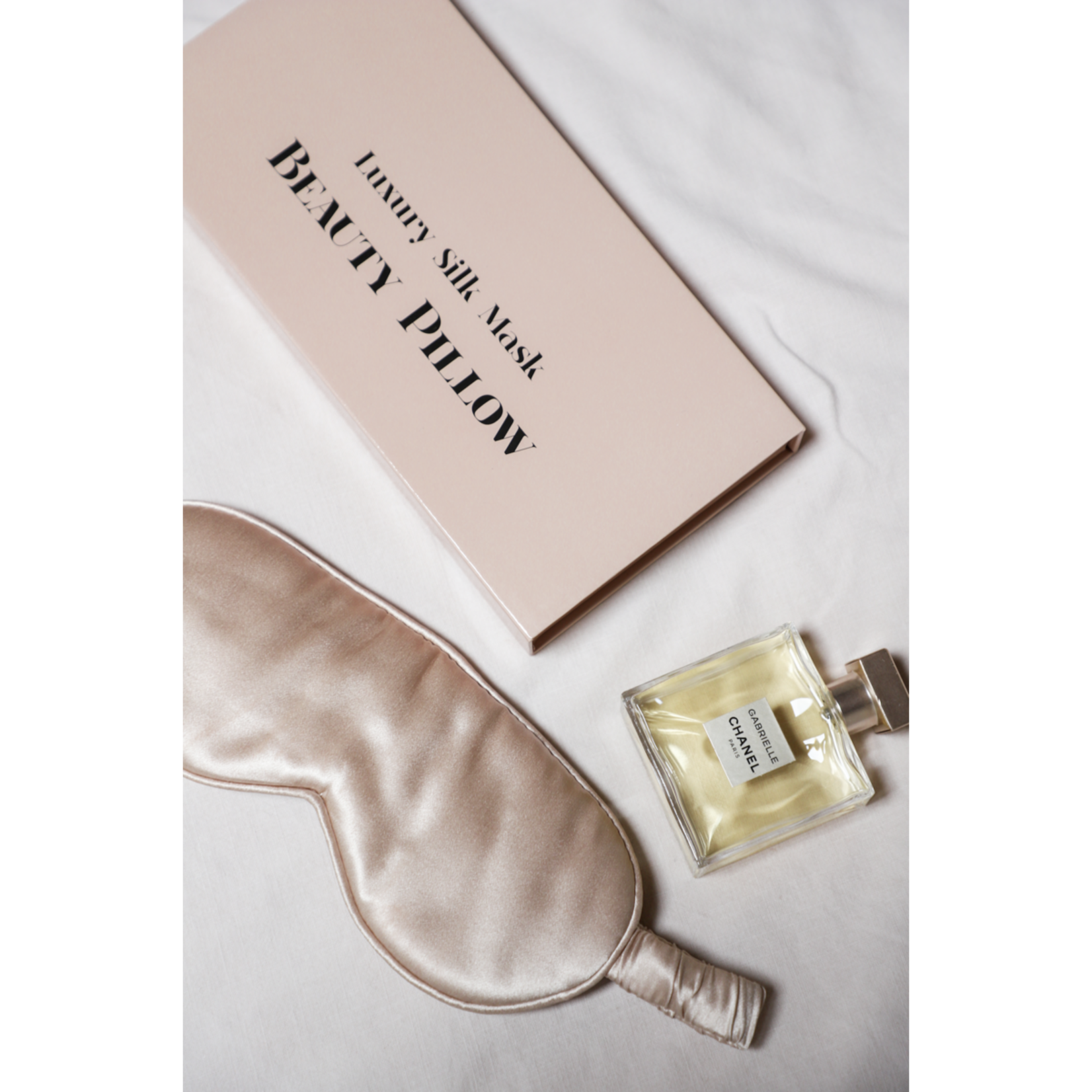 Luxury Silk Mask - Champagne