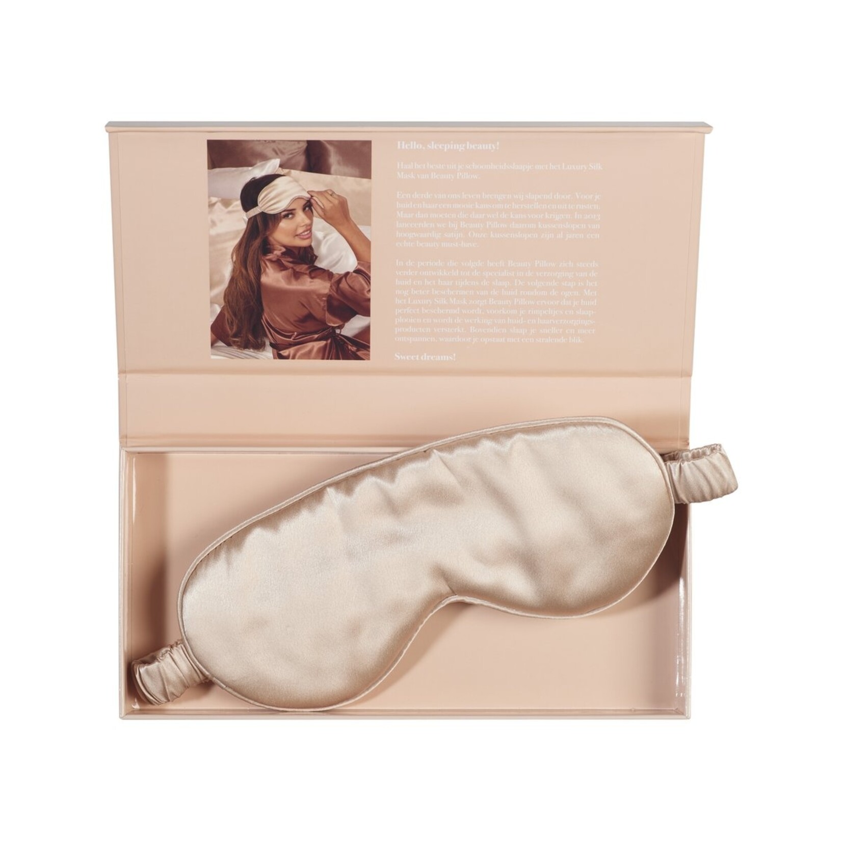 Luxury Silk Mask - Champagne