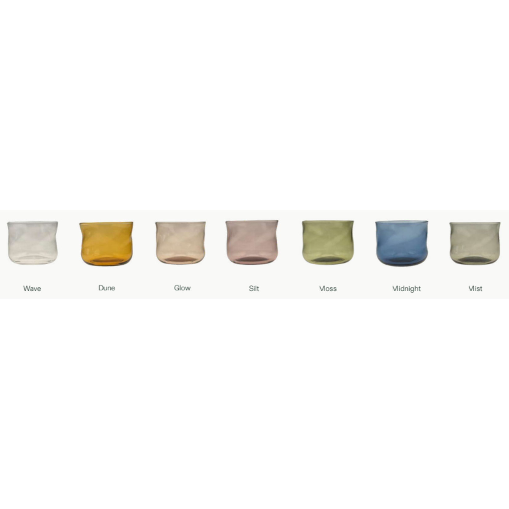 Paveau Glassware PRE-ORDER | Paveau Swirl Small Tumbler Glass (set van 2)