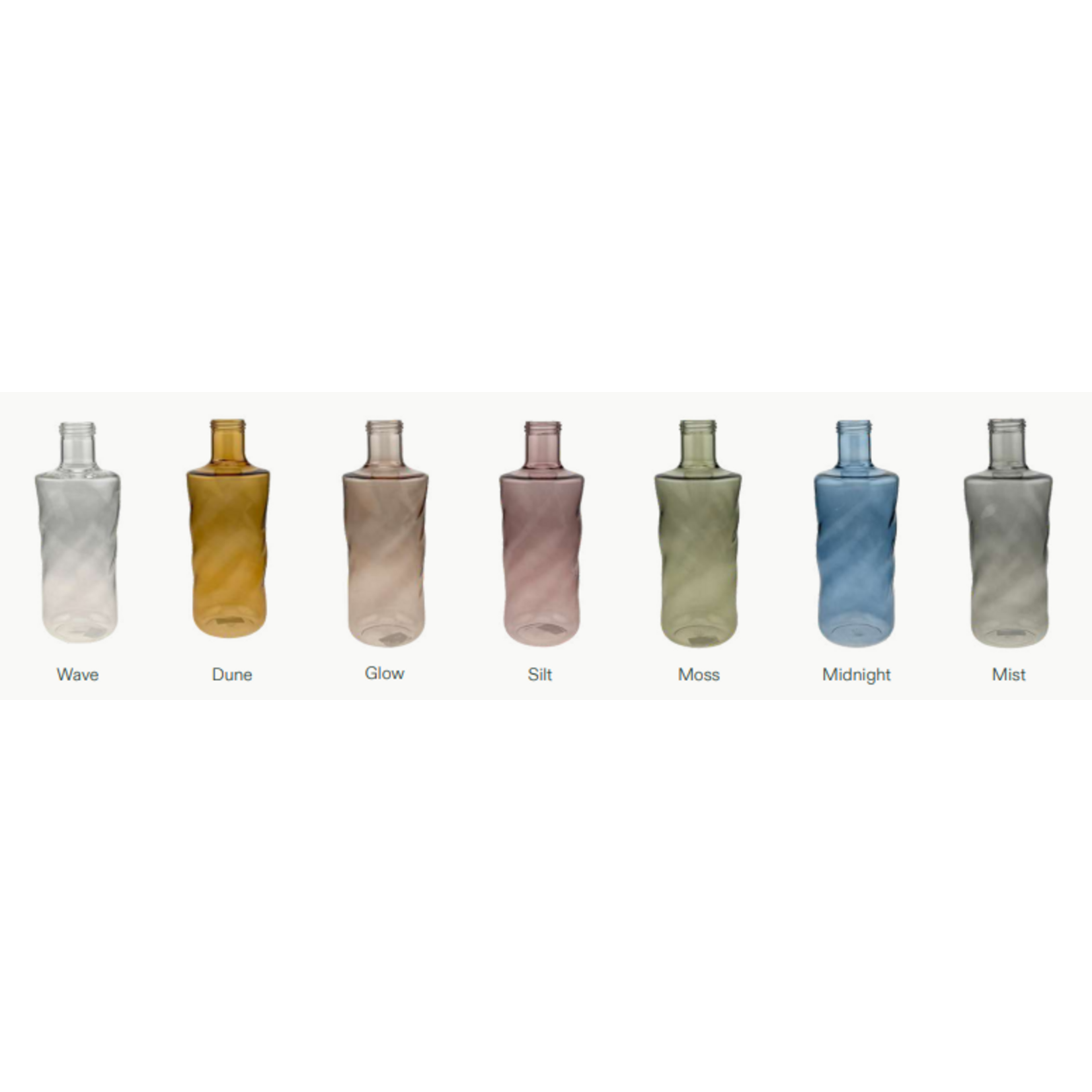 Paveau Glassware PRE-ORDER | Paveau Swirl Medium Bottle 0.75l