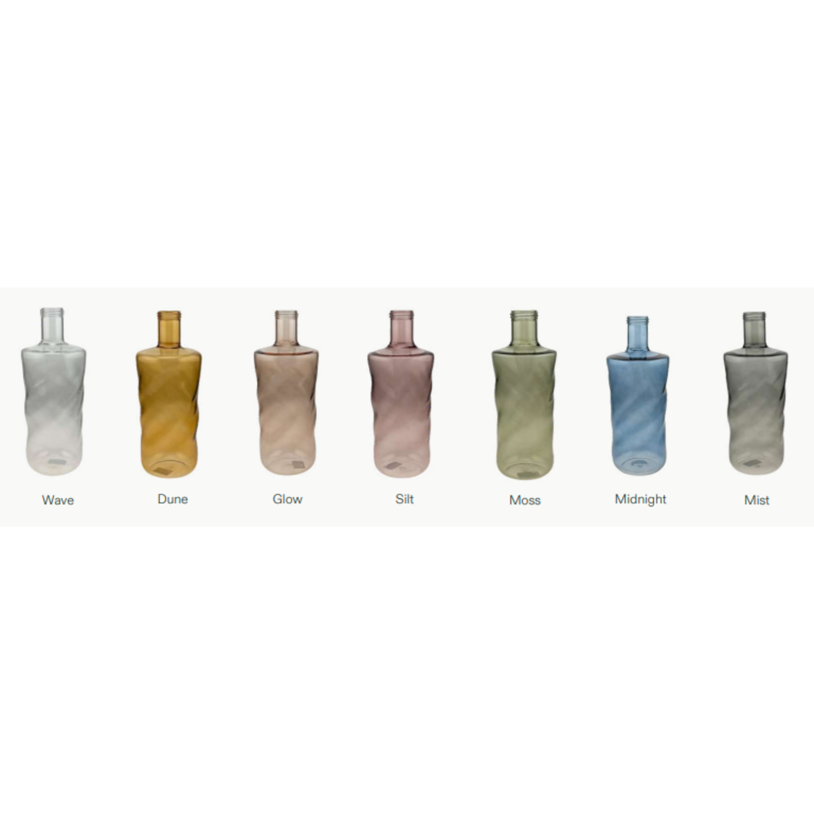 Paveau Glassware PRE-ORDER | Paveau Swirl Large Bottle 1.25l