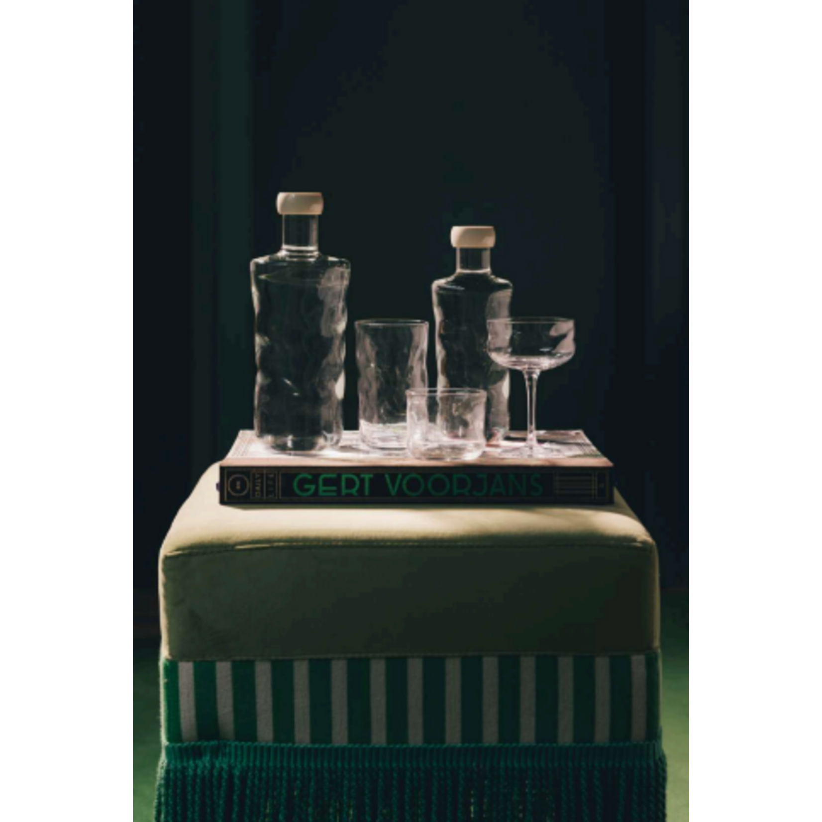 Paveau Glassware PRE-ORDER | Paveau Swirl Large Bottle 1.25l