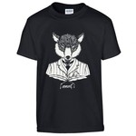 "The Original Fox" MEN T-SHIRT Black/White