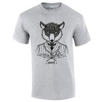 "The Original Fox" WOMEN T-SHIRT Grey/Black