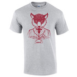 "The Original Fox" WOMEN T-SHIRT Grey/Red