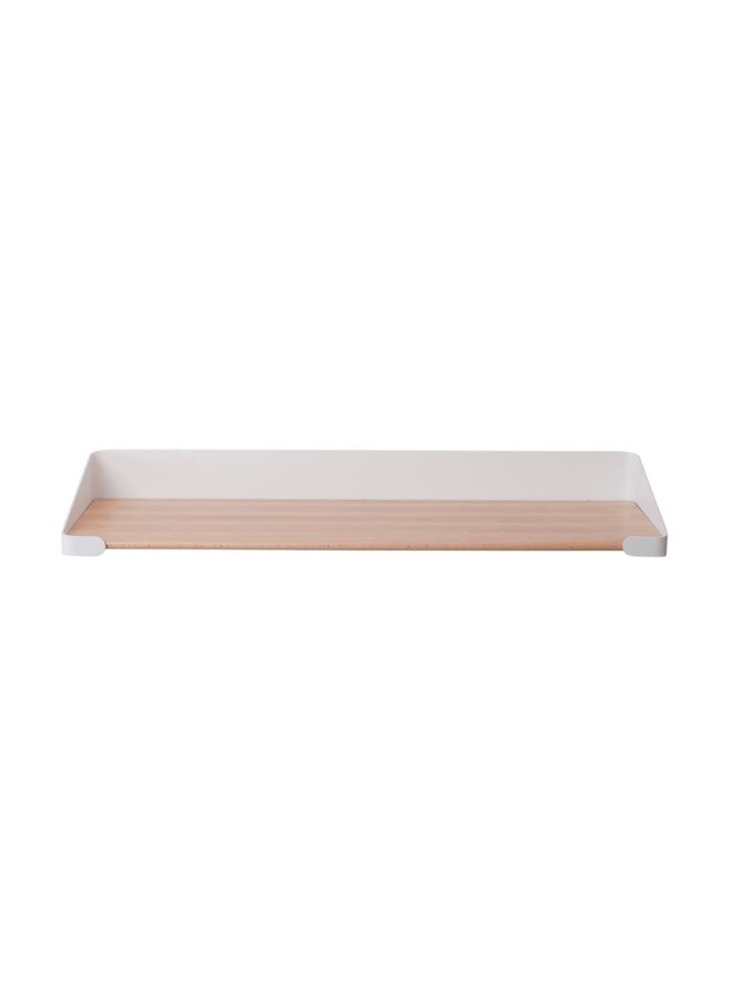 Embrace shelf, single, classic white