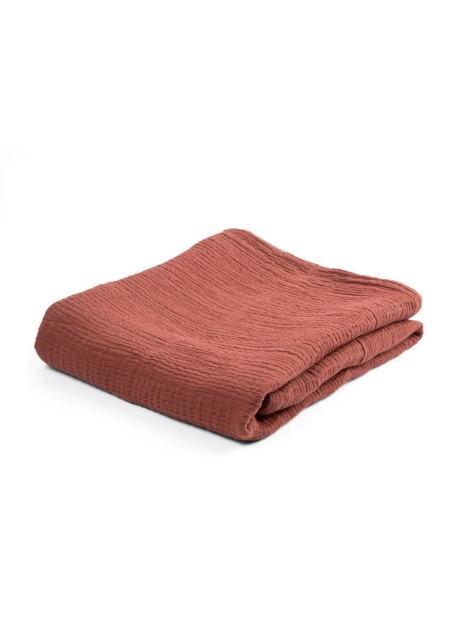Baby blanket, burgundy red