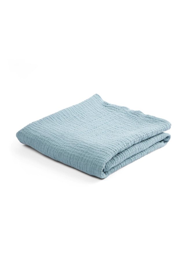 Baby blanket, powder blue