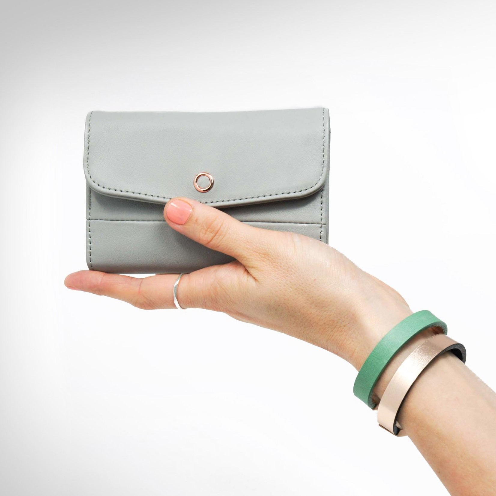 AIMI Wallet Gray | leather