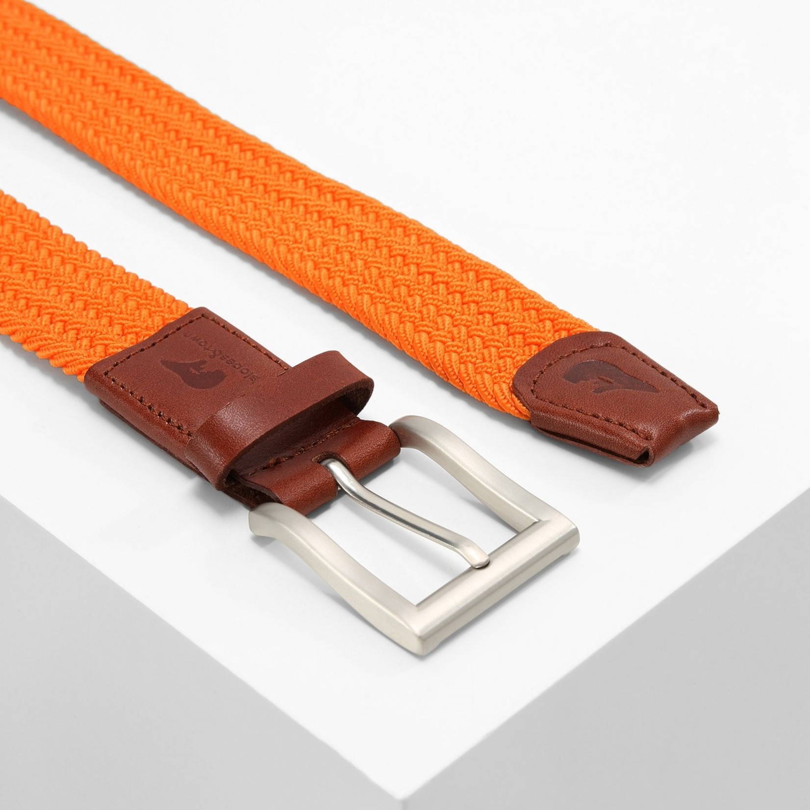 Slopes and Town ORANGE GIFT BOX BELT AND BAMBOO SOCKS