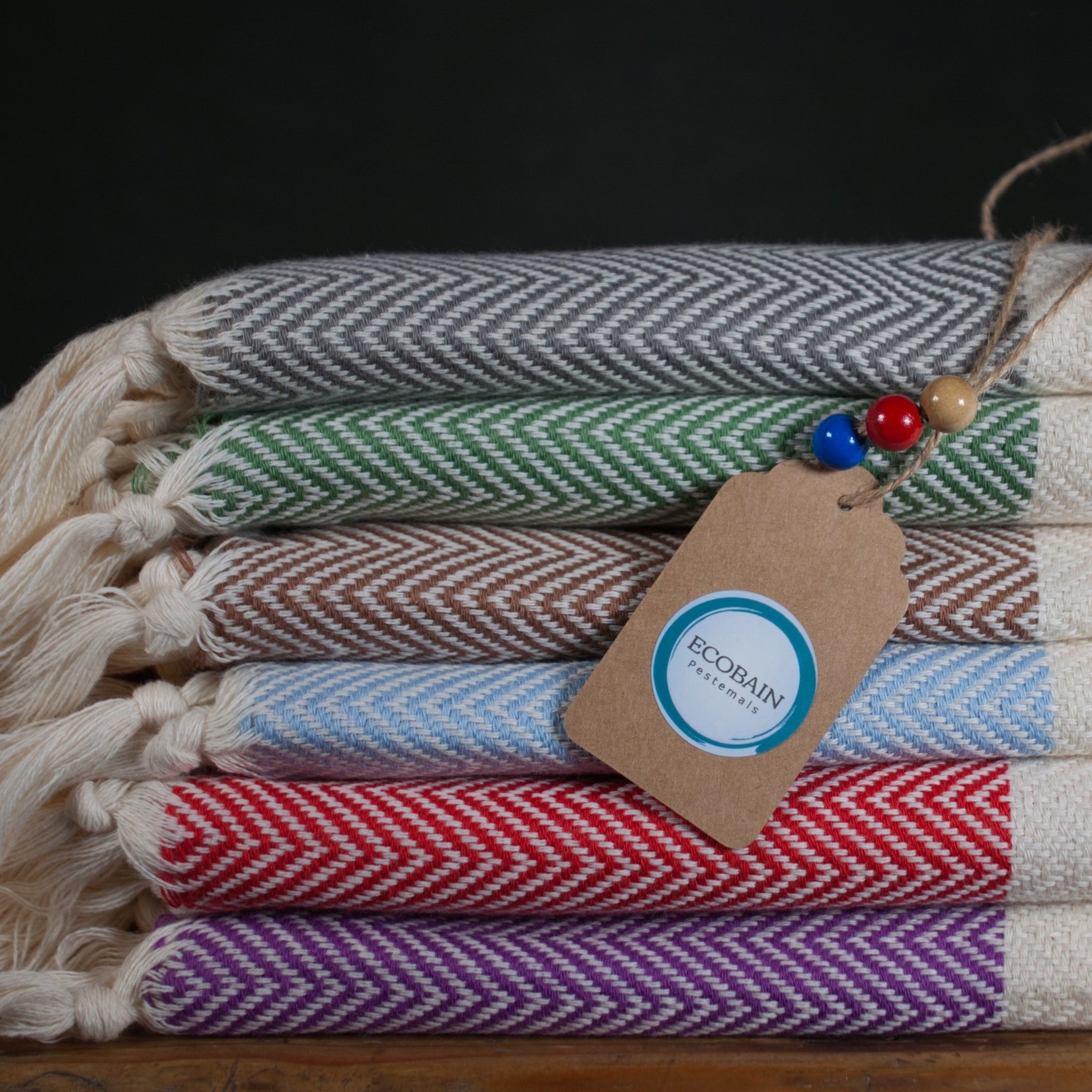 Ecobain Couture Towel | for terrace & deck chair, scarf & thermal bath