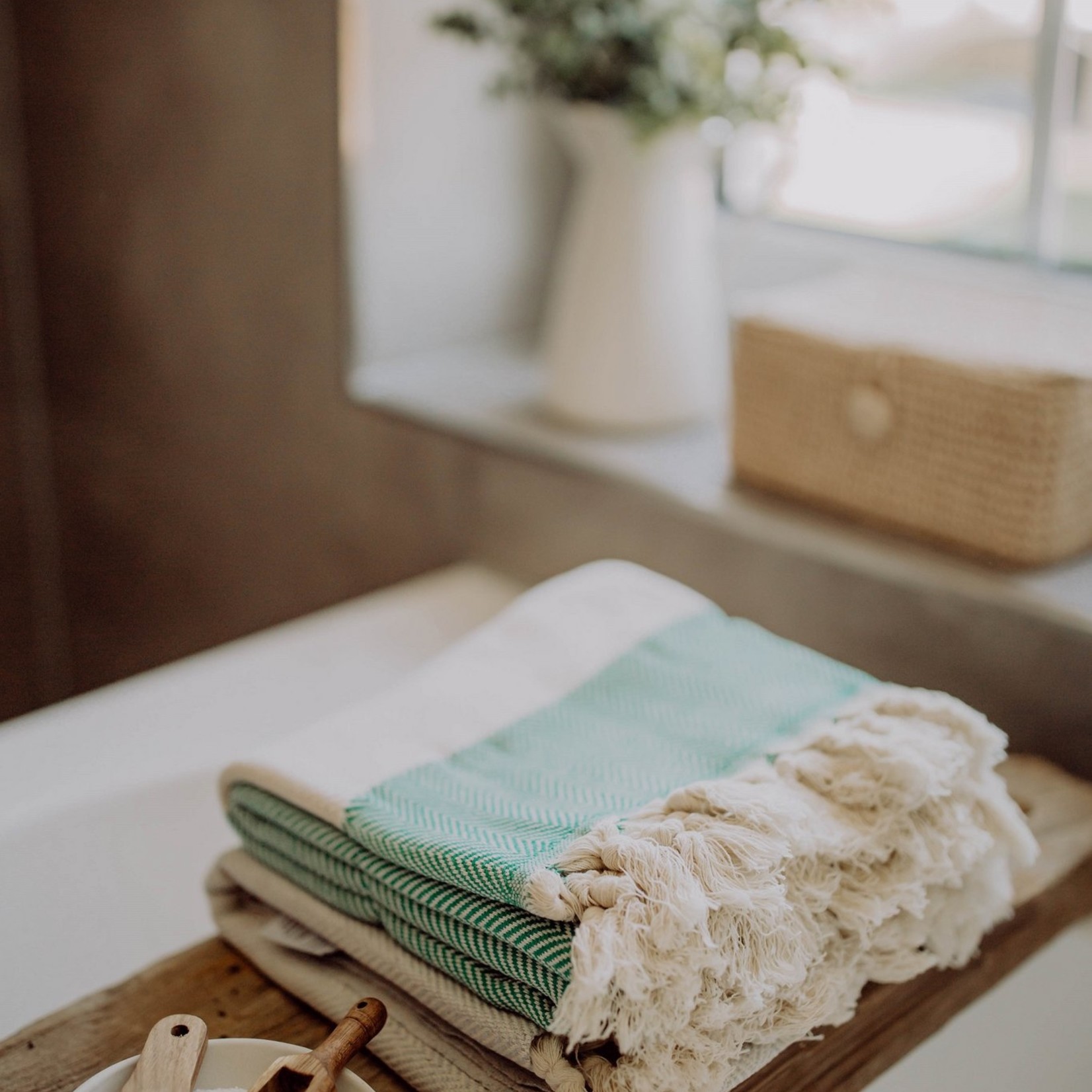 Ecobain Couture Towel | für Terrasse & Liegestuhl, Schal & Therme