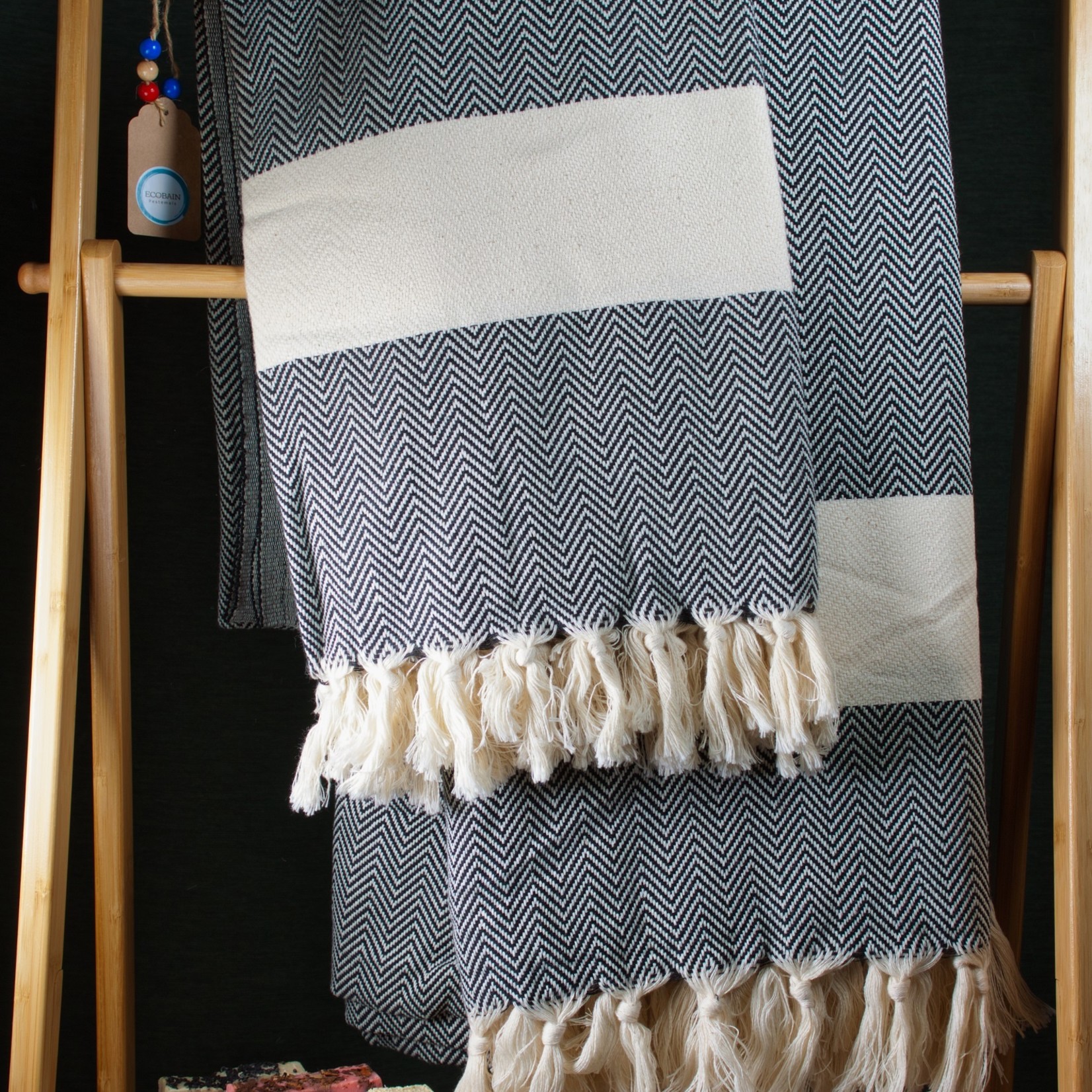 Ecobain Couture blanket (plaid) | 100% cotton 200x240 cm | scandinavian style