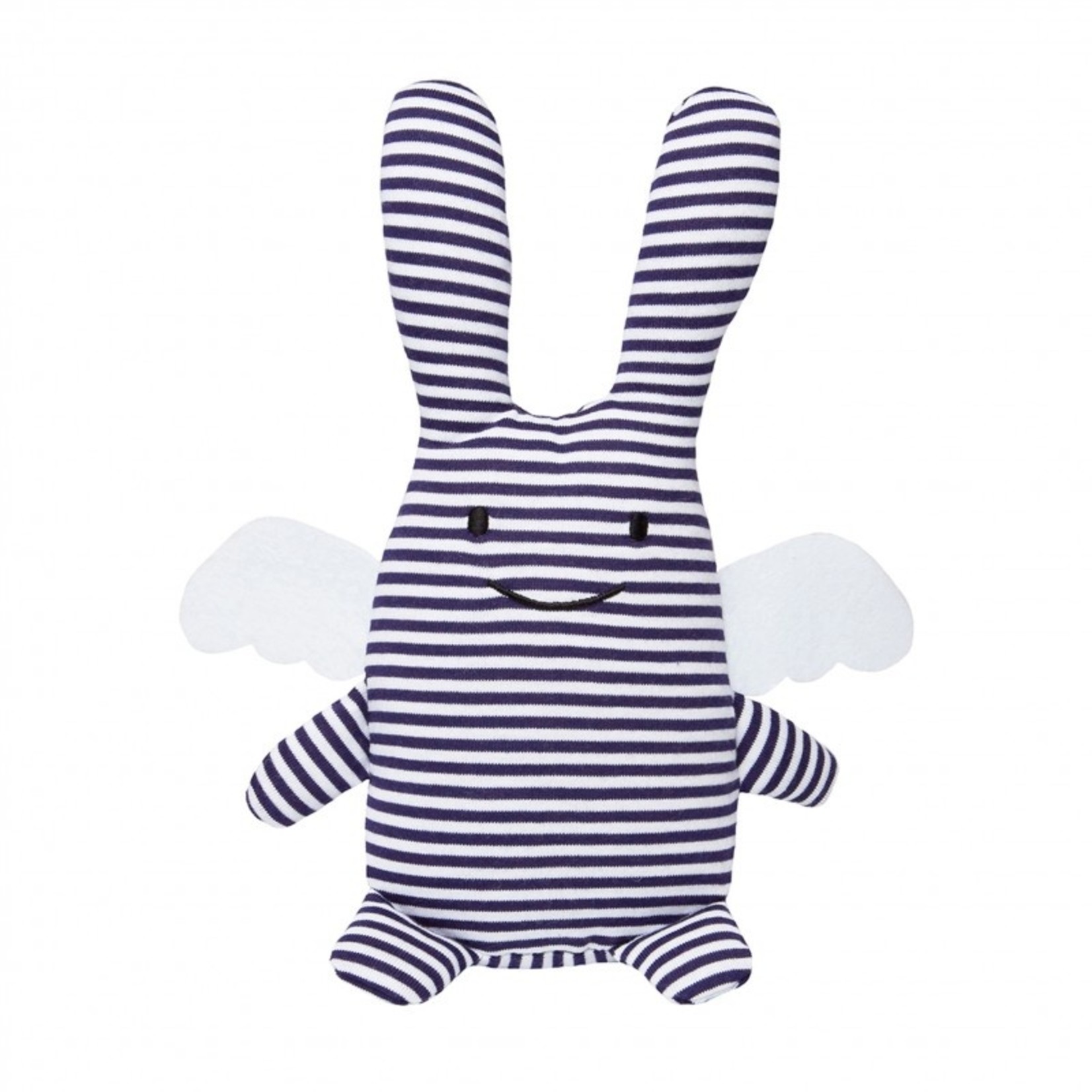 Trousselier Musical Soft Toy Angel Rabbit  - Striped