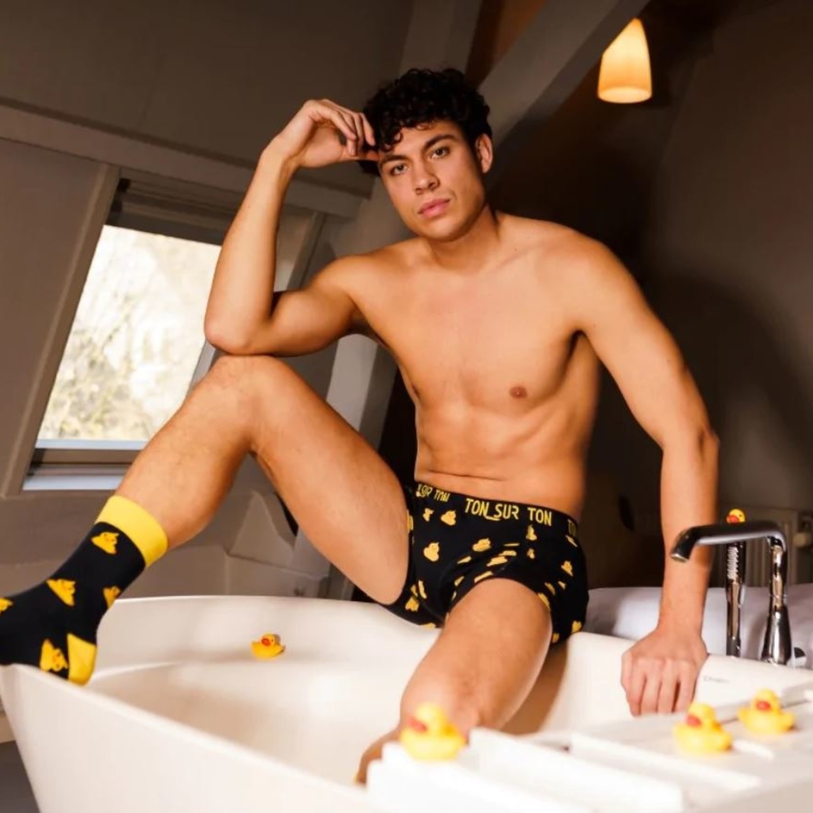 Ton sur Ton Quack set of boxers & socks - M/43.5-47