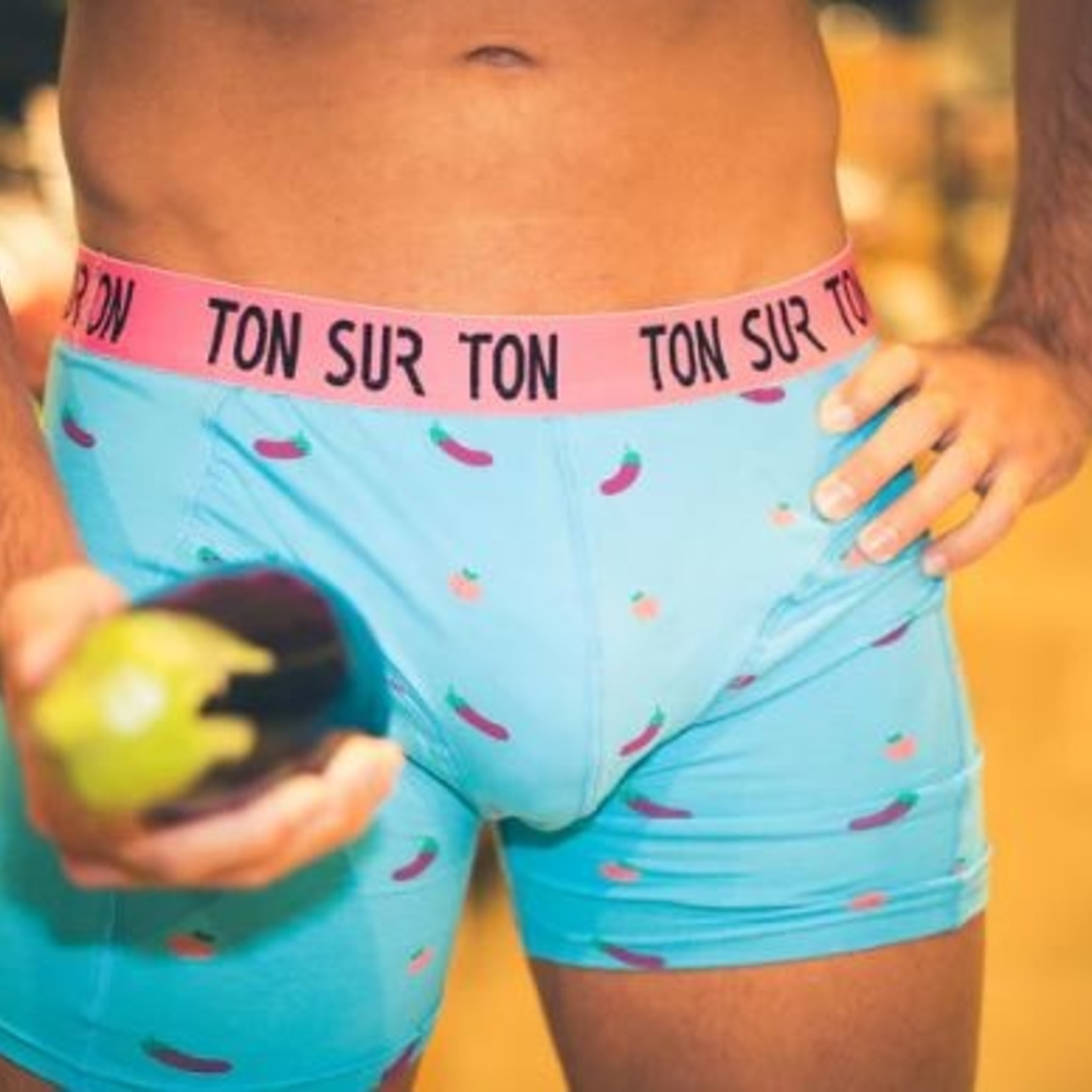 Ton sur Ton Adam & Eva setje boxer & sokken - M/43.5-47