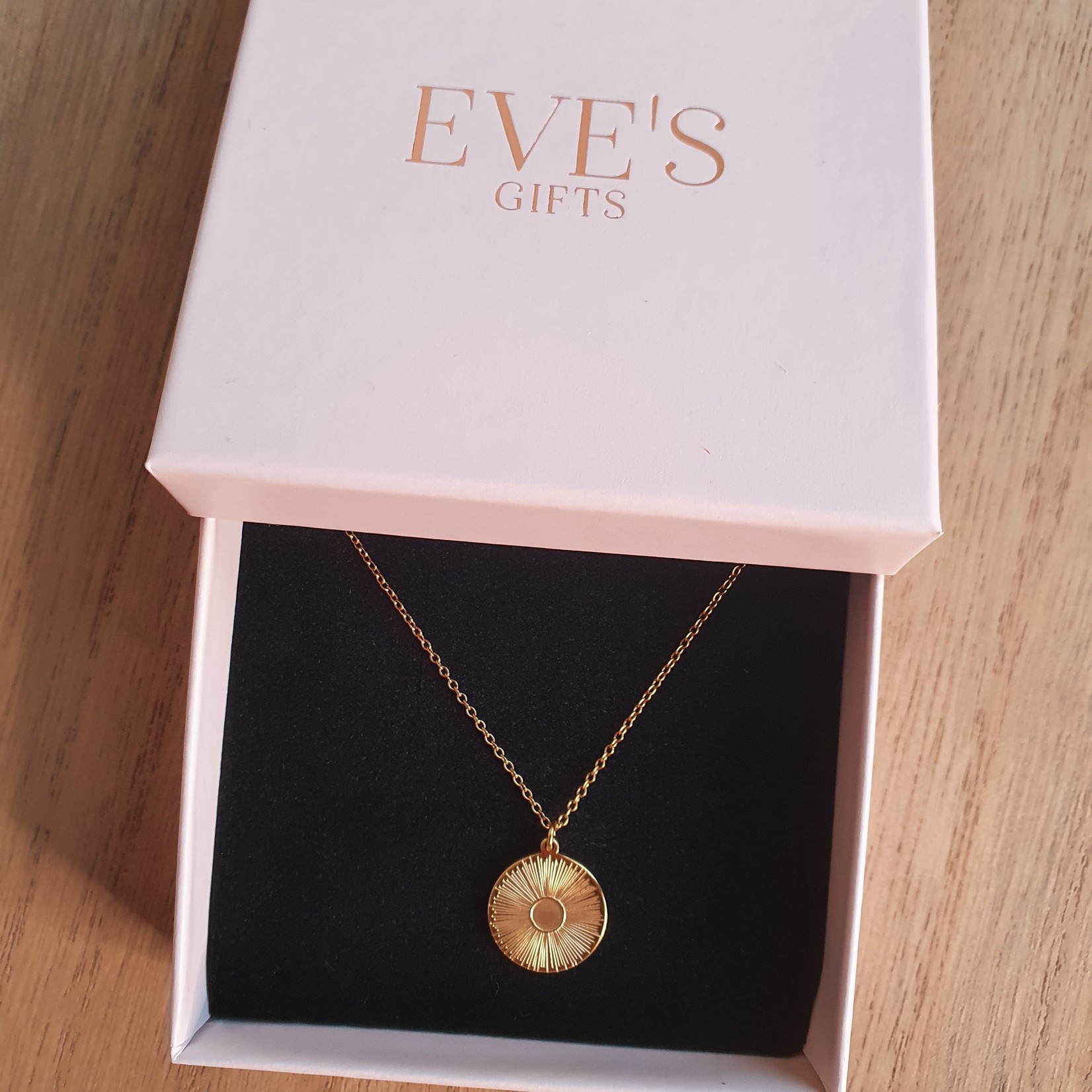 Eve's Gifts Happy New Year Surprise  goldplated Necklaze