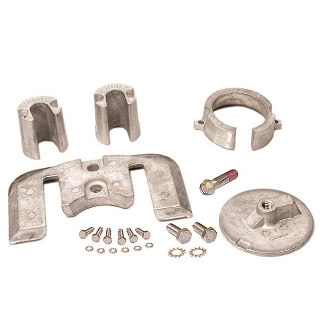 QuickSilver MerCruiser aluminium anode kit voor Bravo 1 staartstukken 888758Q02