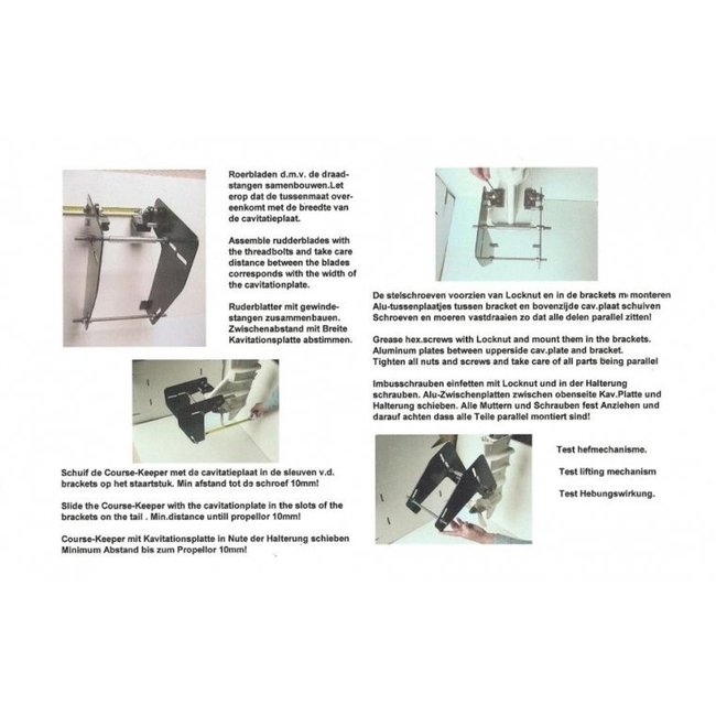 QuickSilver Course keeper, bij langzaam varen uw boot onder controle.