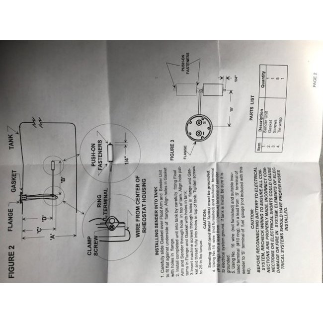 QuickSilver Mercruiser 851052Q Quicksilver universal tank gauge transmitter sensor flotter