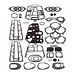 QuickSilver Originele Motorpakkingset Mercury 65pk, 70pk, 75pk, 80pk & 90pk